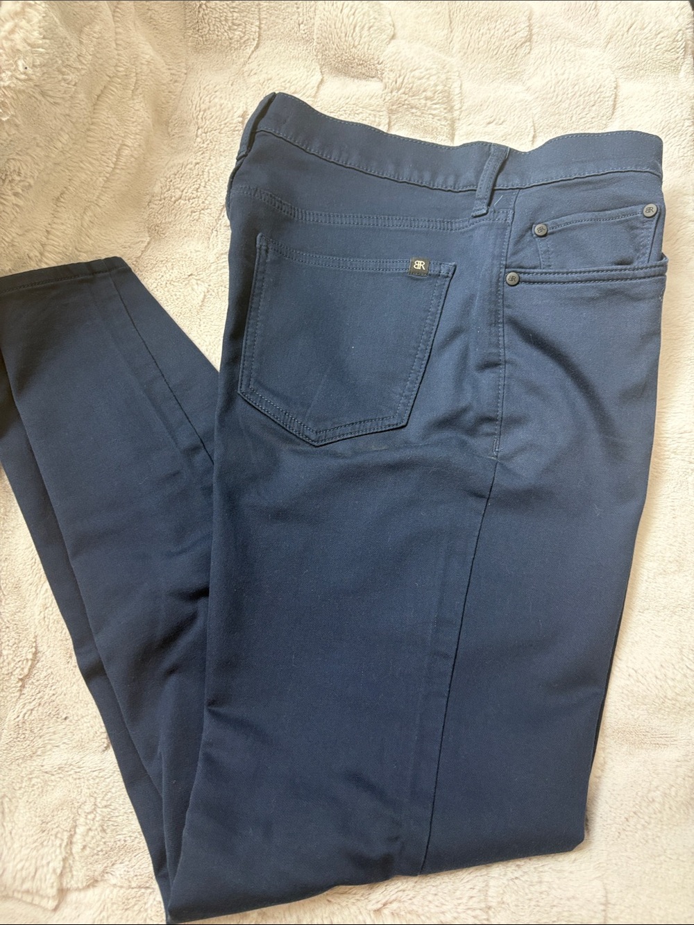 Banana Republic Slim Straight Jeans in Navy Blue